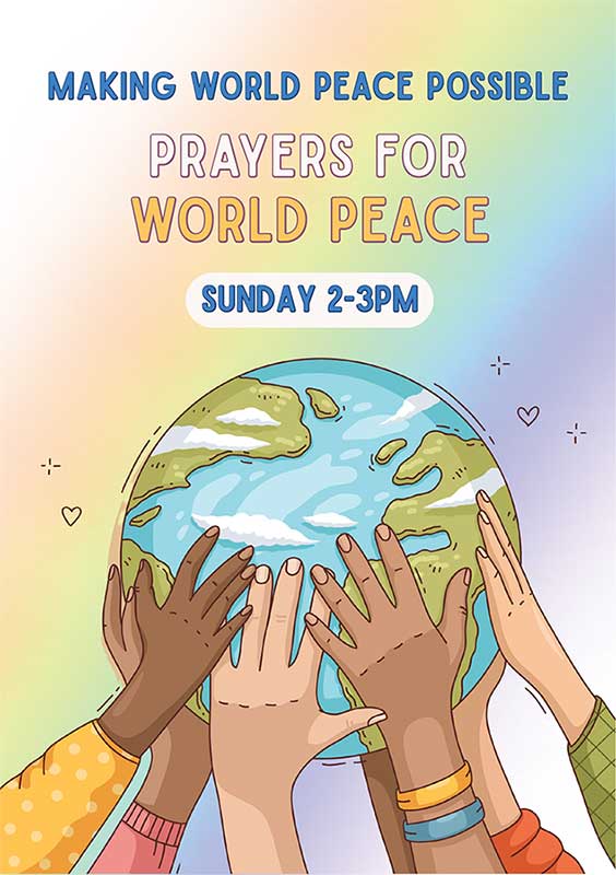 Prayers For World Peace - Free Meditation Class
