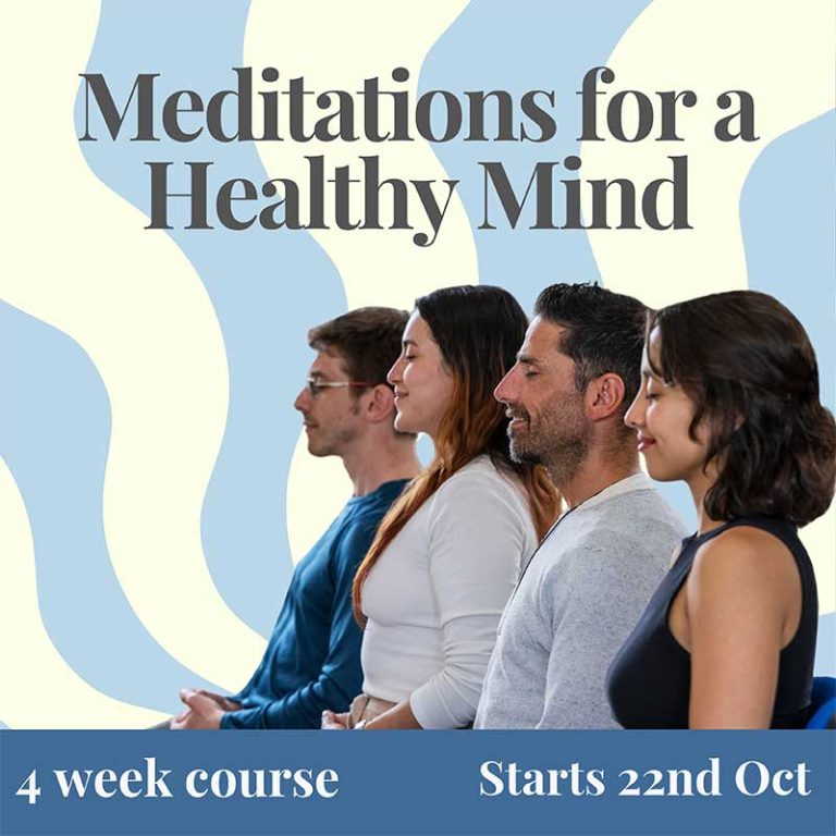 Meditations for a Healthy Mind ~ Meditation Course Chorlton Manchester